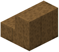 Large Spruce Plank Tiles Stairs