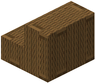 Wavy Spruce Planks Stairs