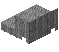 Stone Brick Pattern Stairs