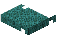 Warped Plank Brick Pattern Slab