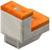 Orange Toilet