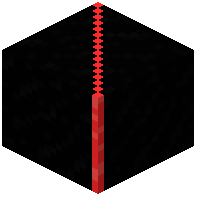 Red Neon Onyx Block