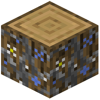 Blue Flowering Oak Log