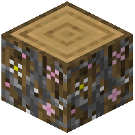 Pink Flowering Oak Log