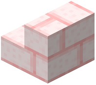 Rock Pink Salt Brick Stairs
