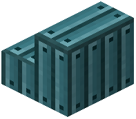 Cyan Metal Wall B Stairs