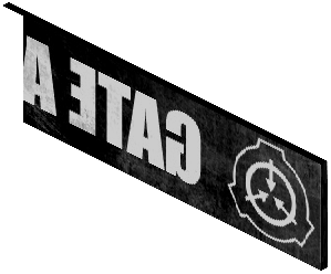 Gate A Sign