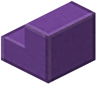 Purple Metal Wall C Stairs