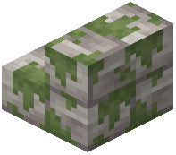 Mossy Dolostone Brick Stairs