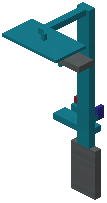 Rain Shower Head (Cyan)