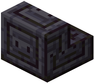 Chiseled Polished Blackstone Stairs