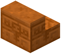 Chiseled Red Sandstone Stairs