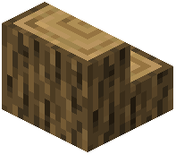 Oak Log Stairs