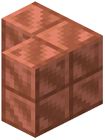 Sideways Cut Copper Stairs