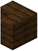 Sideways Dark Oak Stairs