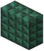 Vertical Dark Prismarine Slab