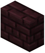 Vertical Nether Brick Slab