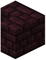 Sideways Nether Brick Stairs