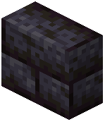 Vertical Polished Blackstone Brick Slab