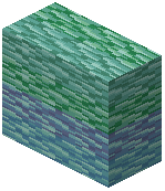 Vertical Prismarine Slab