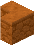 Sideways Red Sandstone Stairs
