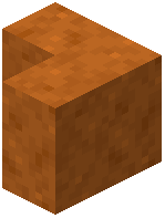 Sideways Smooth Red Sandstone Stairs