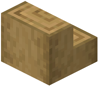 Stripped Oak Log Stairs