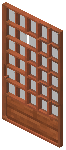 Acacia Gray Grid Sliding Door