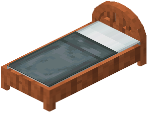 Acacia Gray Plank Bed