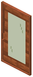 Acacia Green Glass Sliding Door