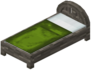Acacia Green Wood Bed