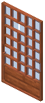 Acacia Light Blue Grid Sliding Door