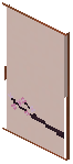 Acacia Light Gray Paper Sliding Door