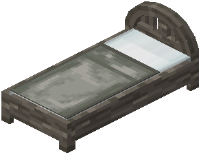 Acacia Light Gray Wood Bed