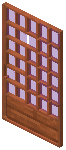 Acacia Purple Grid Sliding Door