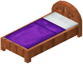 Acacia Purple Plank Bed