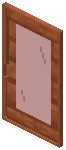 Acacia Red Glass Sliding Door