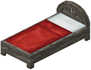 Acacia Red Wood Bed