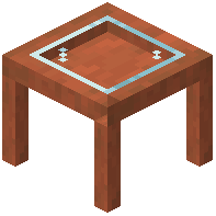 Acacia Wood Glass Table