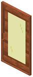 Acacia Yellow Glass Sliding Door