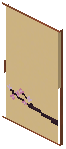 Acacia Yellow Paper Sliding Door