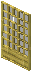 Bamboo Black Grid Sliding Door