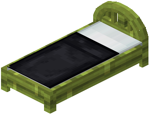 Bamboo Black Wood Bed