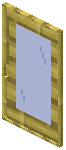 Bamboo Blue Glass Sliding Door