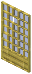 Bamboo Blue Grid Sliding Door