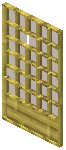 Bamboo Brown Grid Sliding Door