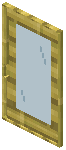 Bamboo Cyan Glass Sliding Door