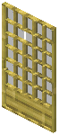 Bamboo Gray Grid Sliding Door