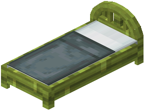 Bamboo Gray Wood Bed