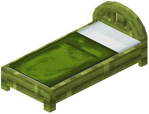 Bamboo Green Wood Bed